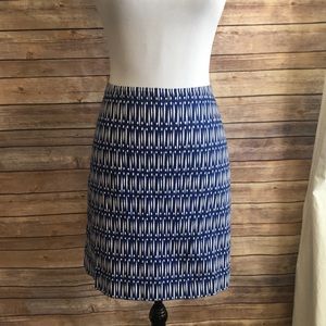 Ann Taylor Petite Lined Tribal Print Skirt 🌺